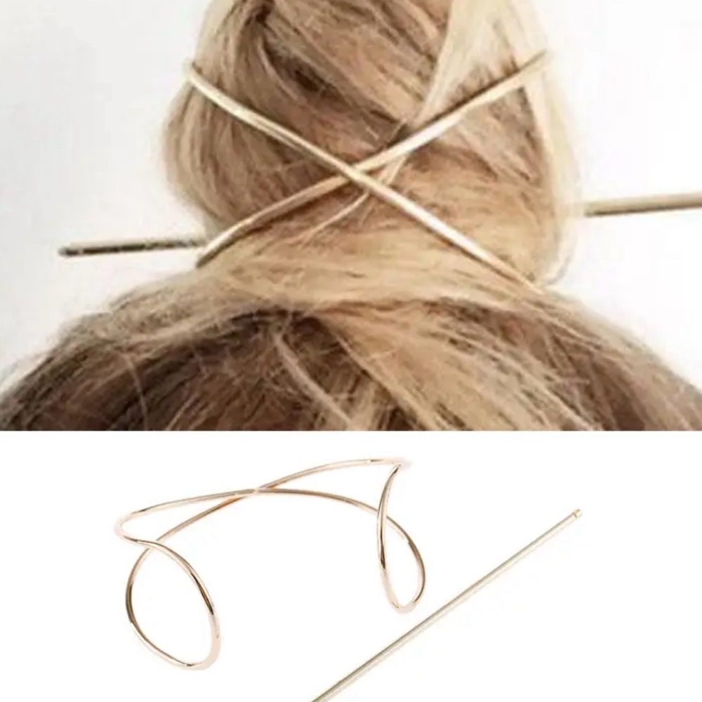 Bohemian Elegant Silver Alloy Hair Accessory - 1 item
